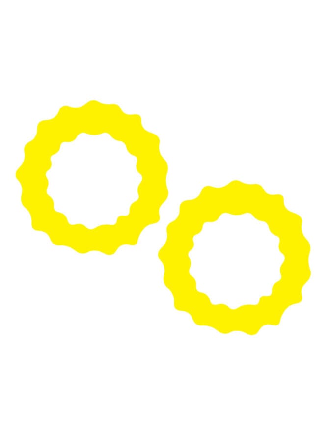 MIAMI earrings, Yellow